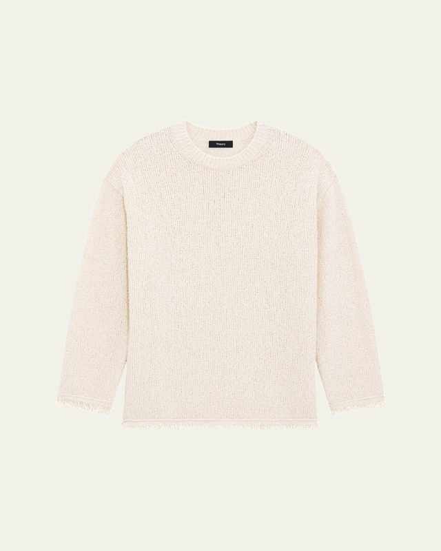 Relaxed Boucle Crewneck Sweat